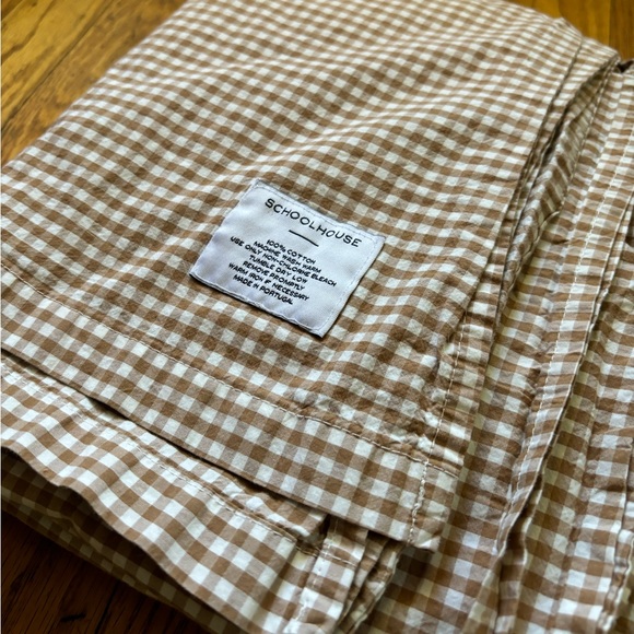 Schoolhouse Bedding Schoolhouse Gingham Russett Top Sheet Poshmark